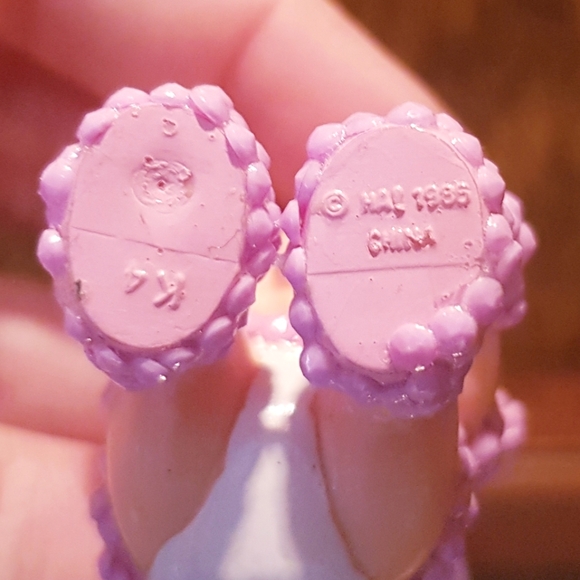 1986 Muppet Babies Miss Piggy Figure Hand Crafted Beaded Ornament Vintage - Picture 11 of 11